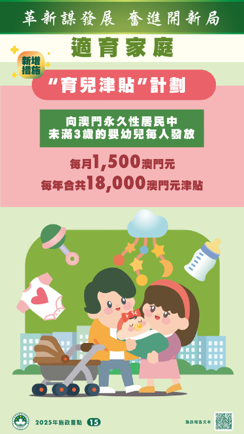澳廣視新聞｜現金分享續發放養老金敬老金調升增設育兒津貼｜現金分享續發放養老金敬老金調升增設育兒津貼