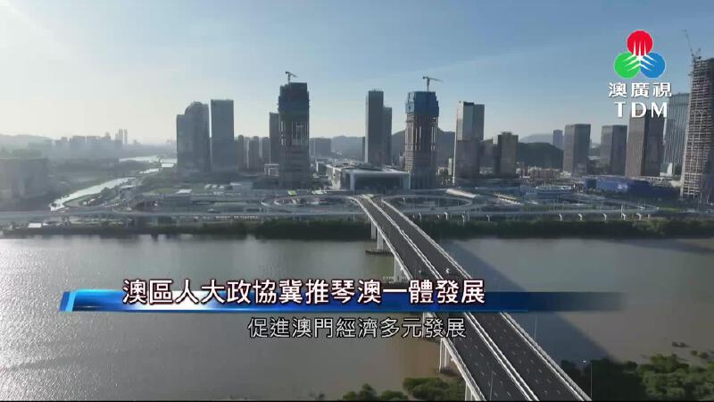 澳廣視新聞｜澳區人大政協冀推琴澳一體發展｜